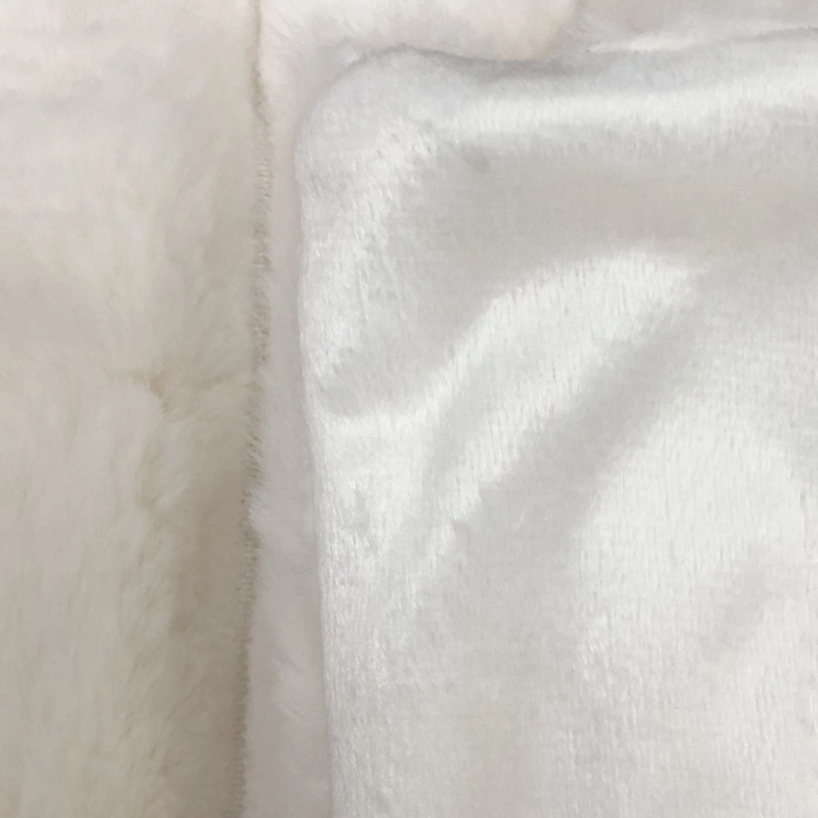 100% Polyester Fake Rabbit Fur Blanket-LINDA-ADK