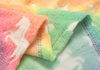 Bedroom Flannel Blankets Factory Sale Cheap Price Rainbow Color Single Flannel Blanket for Spring