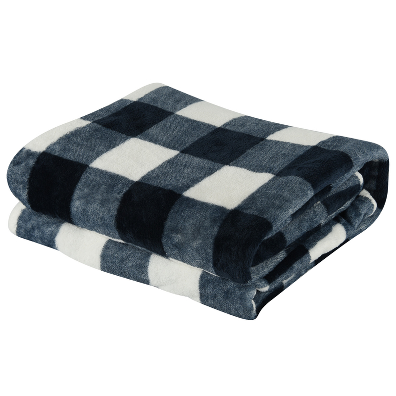 Check Plaid Pattern Flannel Blanket Printed Travel Modern Sofa Fleece Throw Sofa Cover