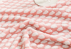 Double Layer Warm Blanket 50*60 Inch Throw Blanket Jacquard Cloud Pattern Sherpa Fleece Blanket