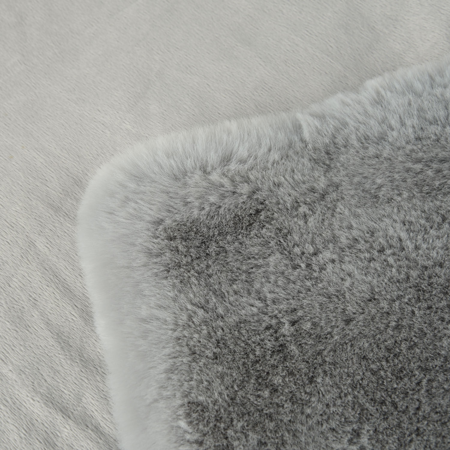 Sofila Faux Fur Throw Blanket for Adults White Mink Plush Fleece Super Soft Fuzzy Warm Cozy Gift for Couch Sofa Bed Home Decorative Luxury Elegant, Grey, 50 x 60 Inches