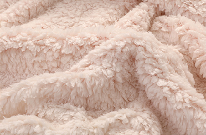 50*60inch Adult Double Side Warm Blanket Flannel And Sherpa Jacquard Weave Blanket for Winter