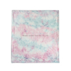 127cm*152cm AIDIKE Double Layer Tie-dye Artificial Rabbit Fur with Sherpa Blanket for Winter